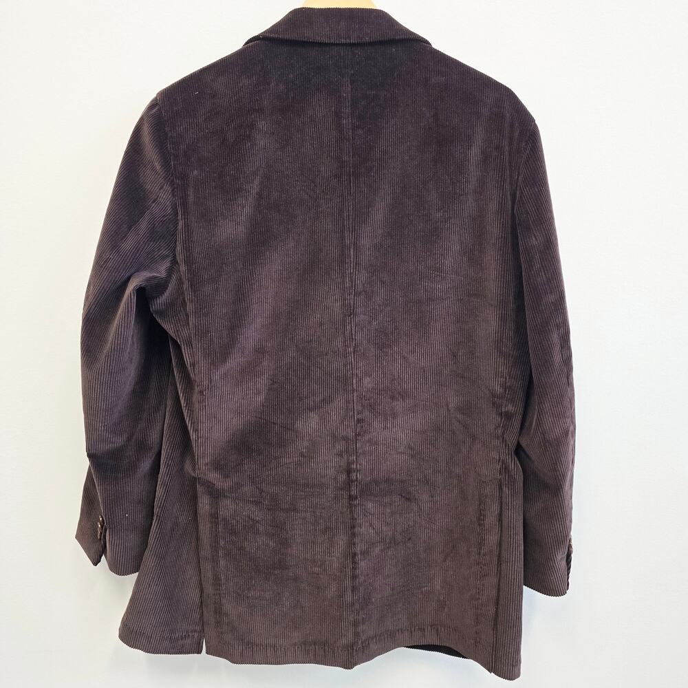 Sid Mashburn Kincaid No. 1 Brown Corduroy Sport Coat Jacket US 44R EU 54R NWOT - Picture 2 of 11